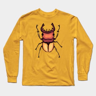 Stag Beetle Insect Art Long Sleeve T-Shirt